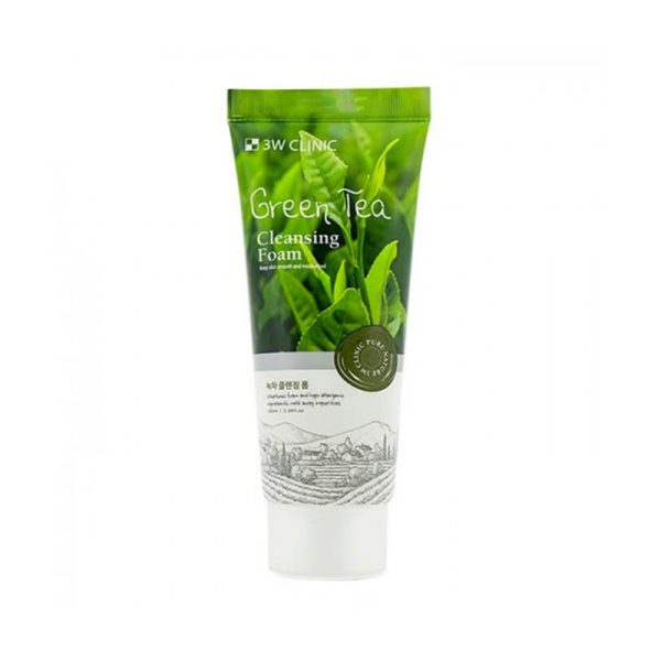 3W Clinic Green Tea Cleansing Foam