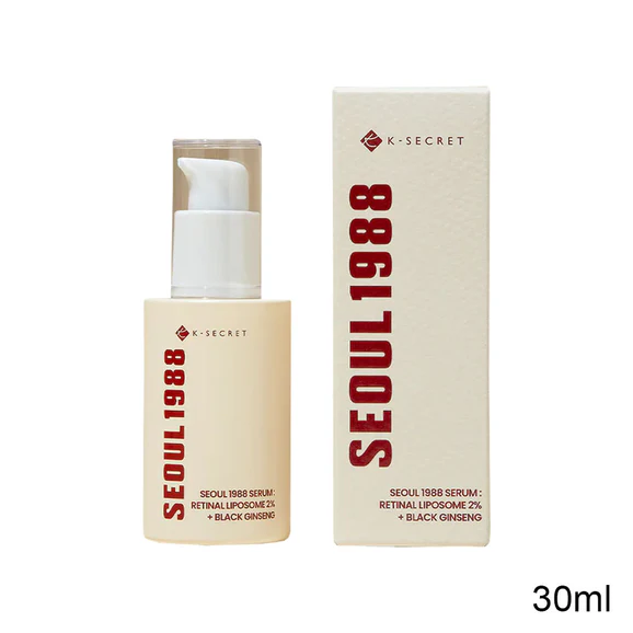 KSecret Seoul 1988 Serum: Retinal Liposome 2% + Black Ginseng 30ml