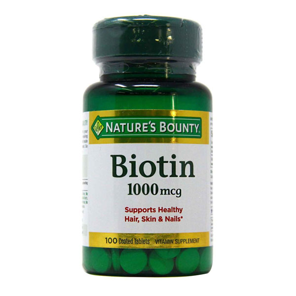 Natures-Bounty-Biotin-1000mcg-100-Tablets Biotin 1,000 mcg Tablets