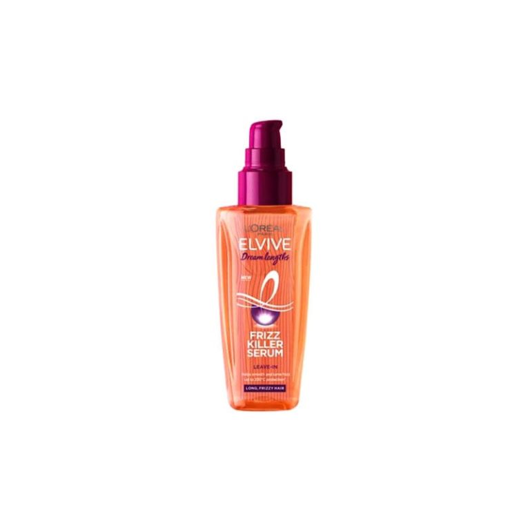 frizz control serum Elvive Dream Lengths castor oil hair serum anti frizz hair care heat protection serum