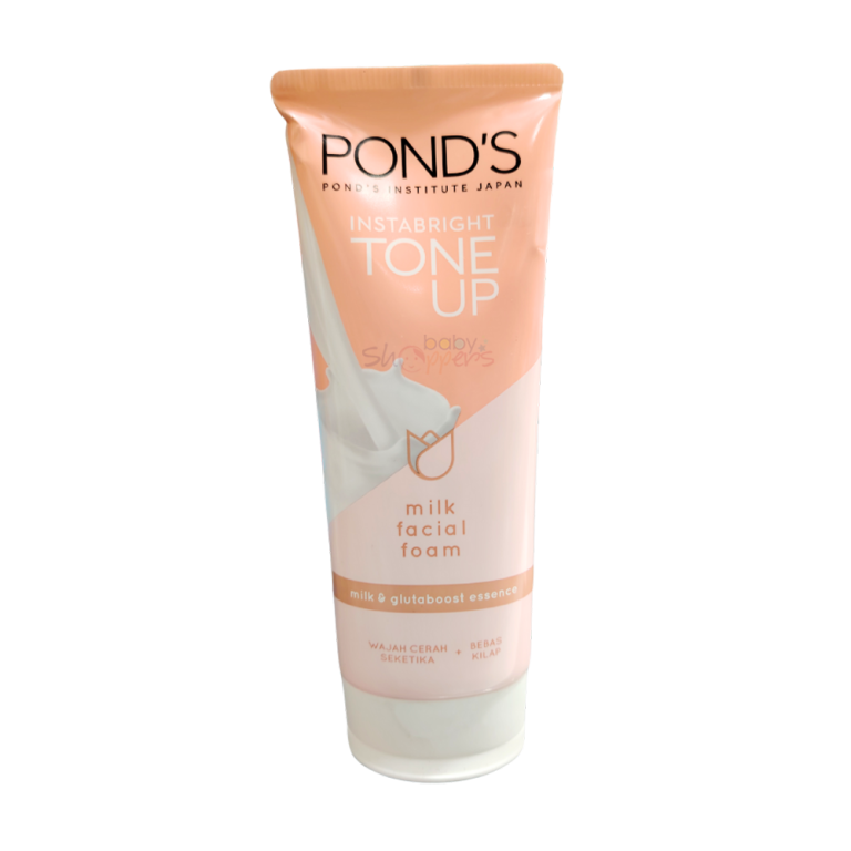 ponds facial foam instabright tone up milk cleanser brightening