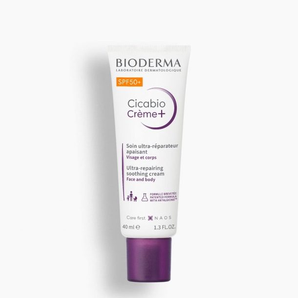 Bioderma Cicabio SPF50+ Skin Healing Cream for sensitive and irritated skin