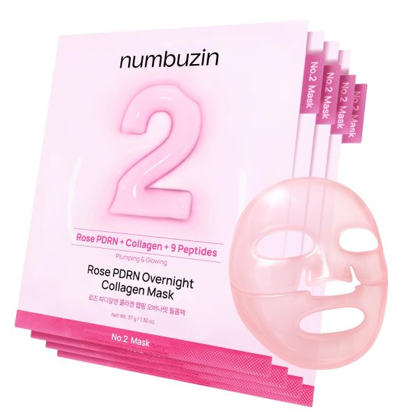 Numbuzin No.2 Rose PDRN Overnight Collagen Mask 1 sheet